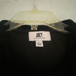 Juicy Couture Black Velvet Dress